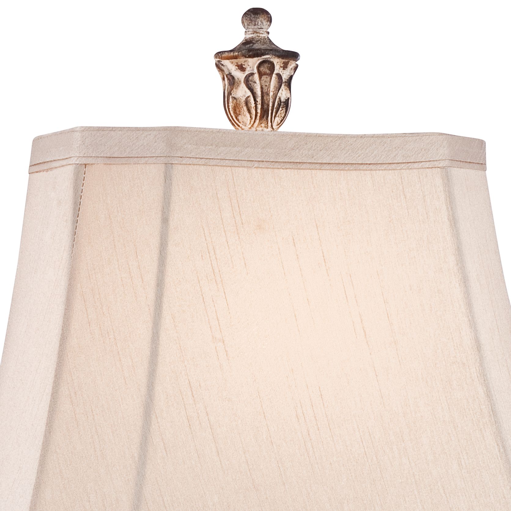 Image 4 Regency Hill 25" Karina Antique Gold Leaves Petite Vase Table Lamp more views