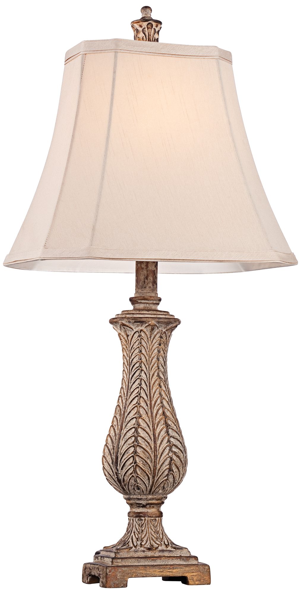 Image 7 Regency Hill 25" Karina Antique Gold Leaves Petite Vase Table Lamp more views