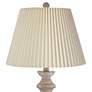 2_Regency Hill 26 1/2" High White-Washed Faux Wood Table Lamps Set of 2 more views