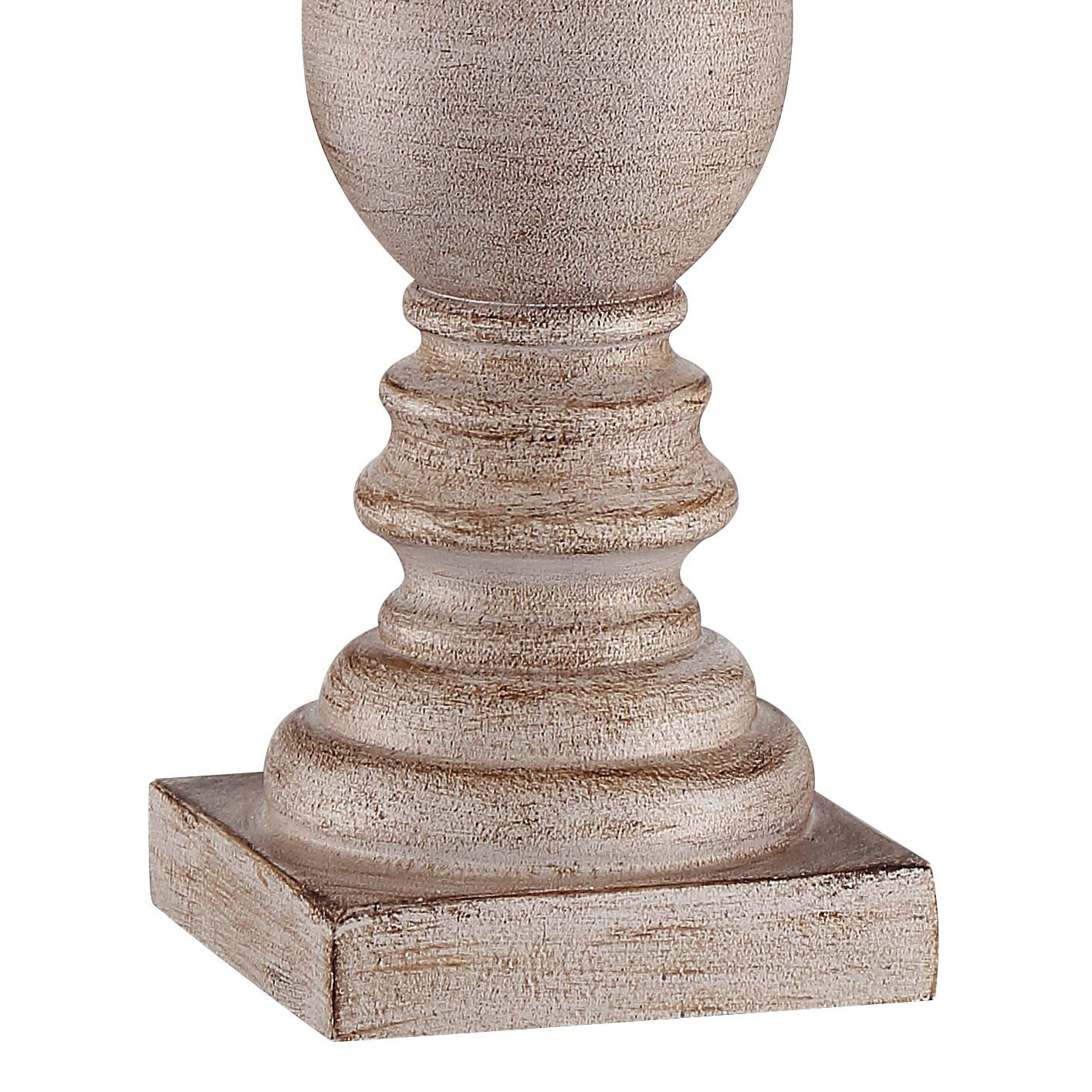 Image 4 Regency Hill 26 1/2" Patsy White-Washed Faux Wood Table Lamps Set of 2 more views