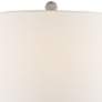 Regency Hill 26 1/2" Weathered Faux Wood Table Lamps Set of 2