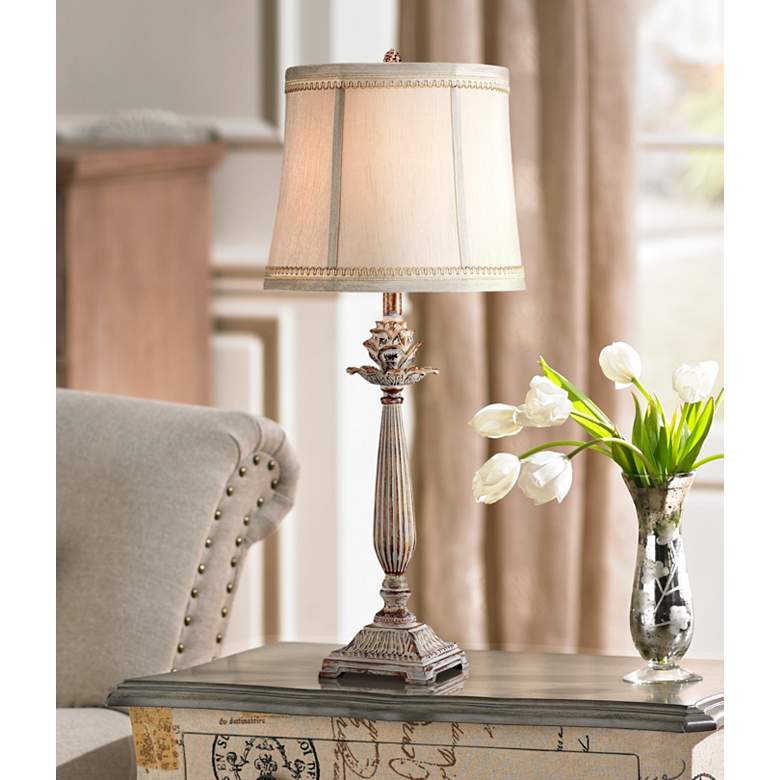 Image 7 Regency Hill 28" High Petite Artichoke Font Table Lamps Set of 2 more views