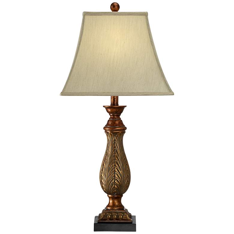 Image 7 Regency Hill 29 inch High Two-Tone Gold Table Lamps Set of 2 with Dimmers more views