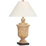 Thumbnail2 of Regency Hill 30 1/4" High Rustic Faux Wood Urn Profile Table Lamp