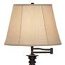 Regency Hill 58" High Restoration Bronze Swing Arm Floor Lamp