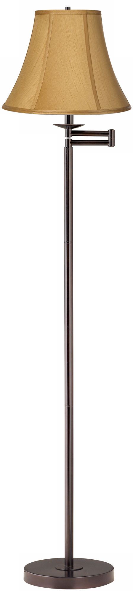 Regency Hill 60 1/2" High Coppery Gold Bronze Swing Arm Floor Lamp
