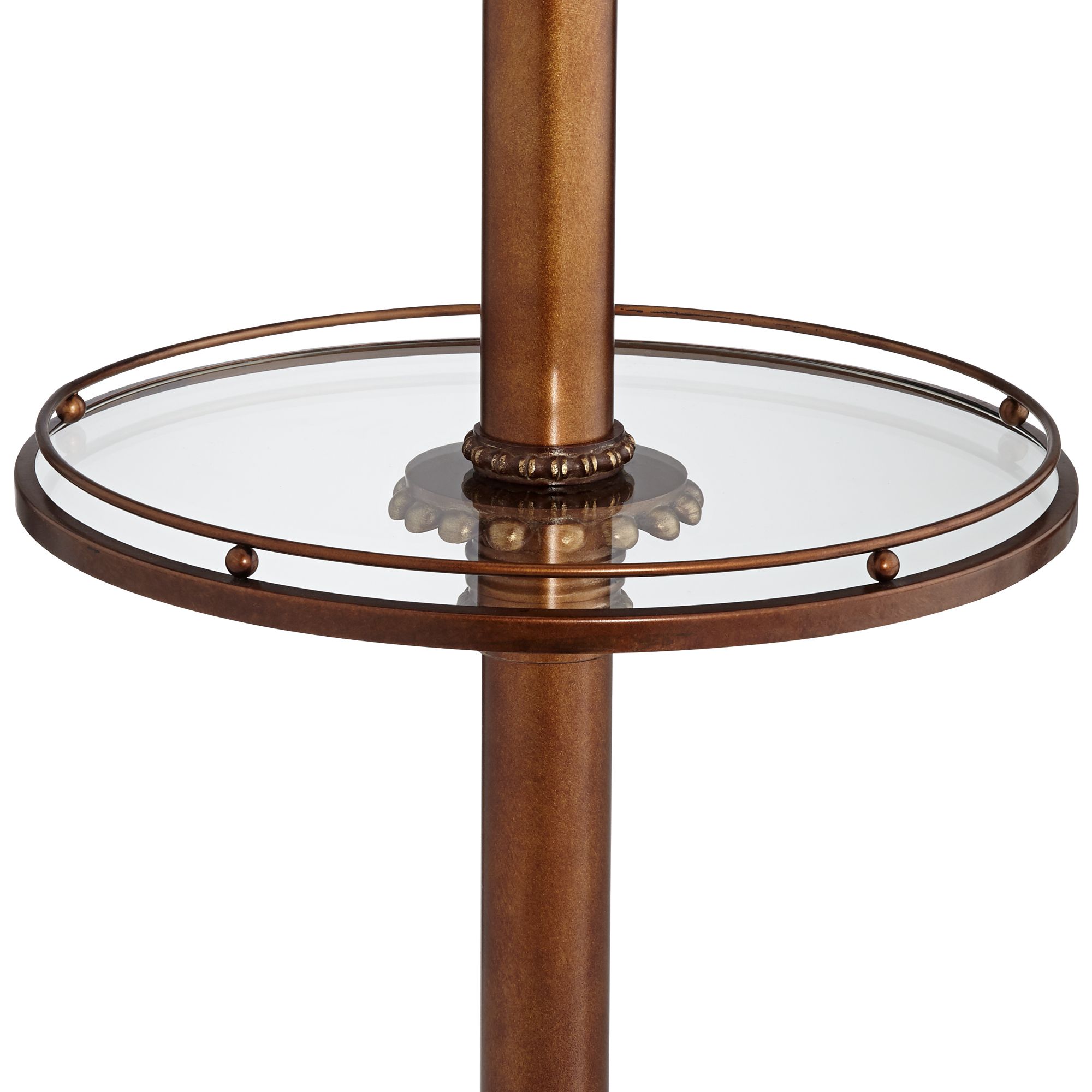 Image 5 Regency Hill 65" High Night Light Glass Tray Table Floor Lamp more views
