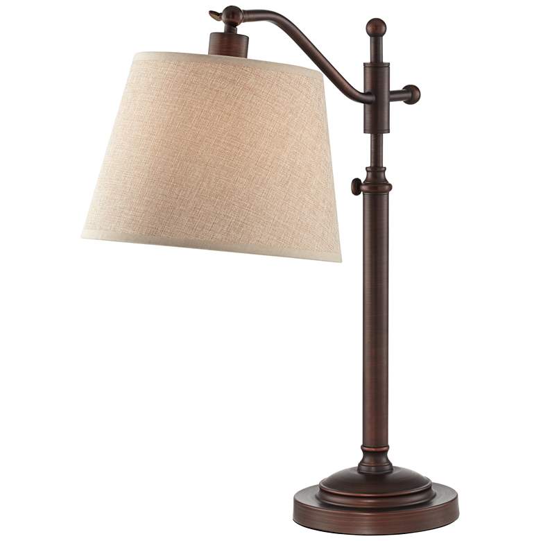 Image 5 Regency Hill Adley Adjustable Height Downbridge Arm Desk Lamps Set of 2 more views