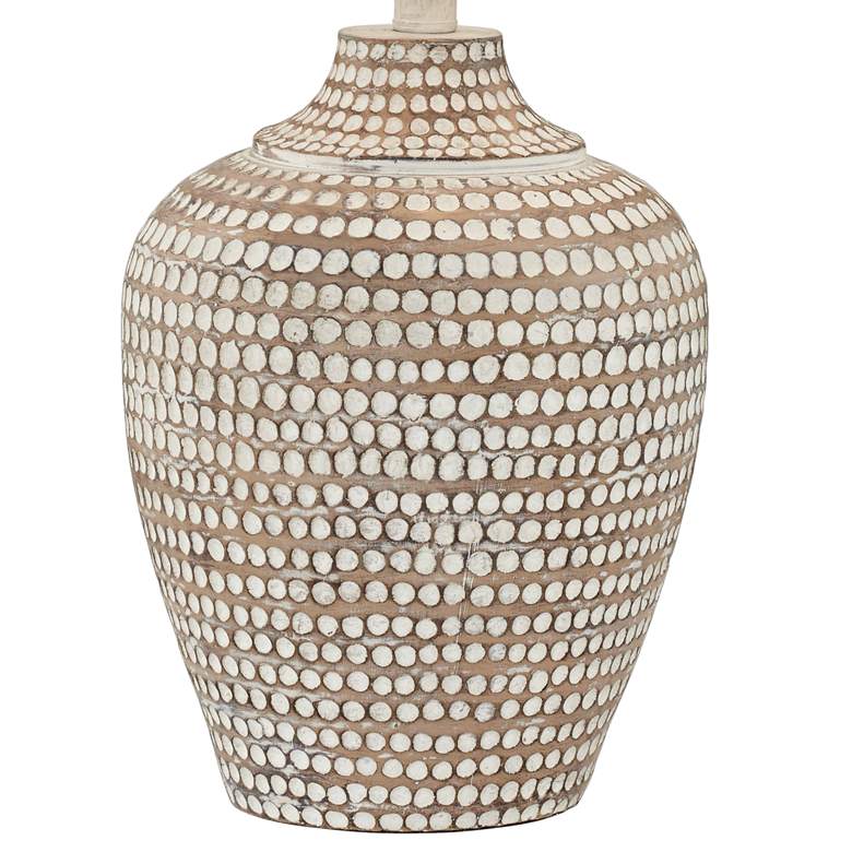 Image 4 Regency Hill Alese 23 1/2" Textured Dot Jug Table Lamps Set of 2 more views