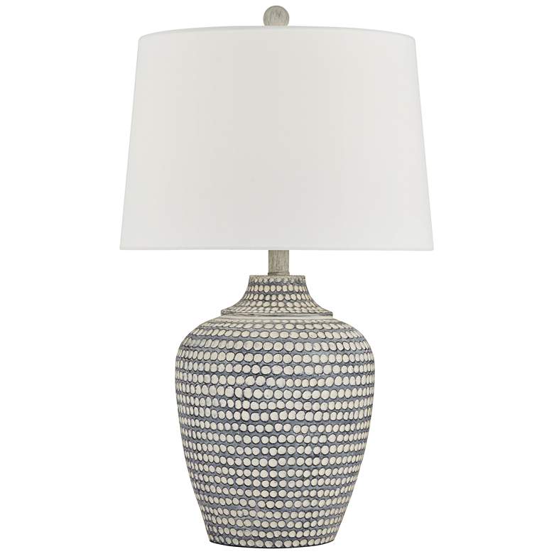 Image 2 Regency Hill Alese 25 1/2" Modern Gray Wash Jug Table Lamp