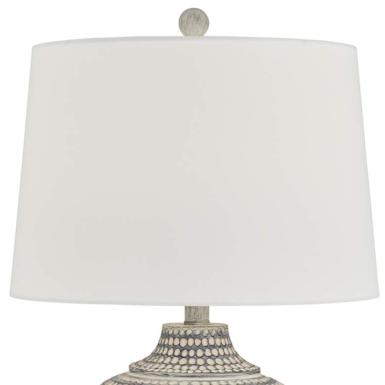 Image 4 Regency Hill Alese 25 1/2" Modern Gray Wash Jug Table Lamp more views