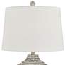4_Regency Hill Alese 25 1/2" Modern Gray Wash Jug Table Lamp more views