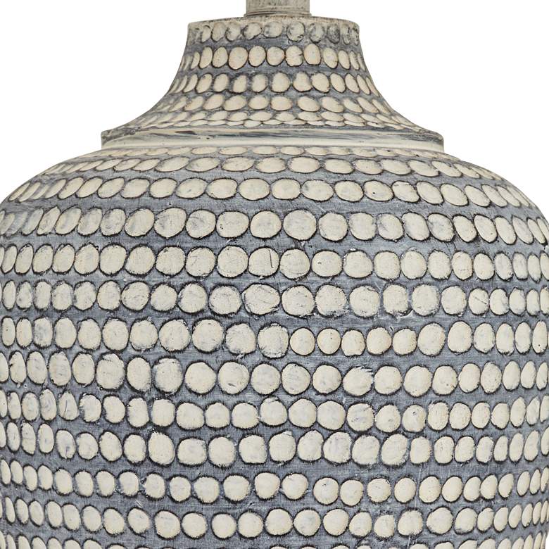 Image 6 Regency Hill Alese 25 1/2" Modern Gray Wash Jug Table Lamp more views