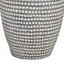 7_Regency Hill Alese 25 1/2" Modern Gray Wash Jug Table Lamp more views