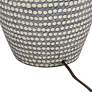 Regency Hill Alese 25 1/2" Modern Gray Wash Jug Table Lamp