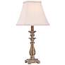 Regency Hill Alicia 18" High Antique Gold Candlestick Table Lamp in scene