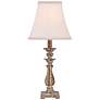 Thumbnail4 of Regency Hill Alicia 18" High Antique Gold Candlestick Table Lamp more views