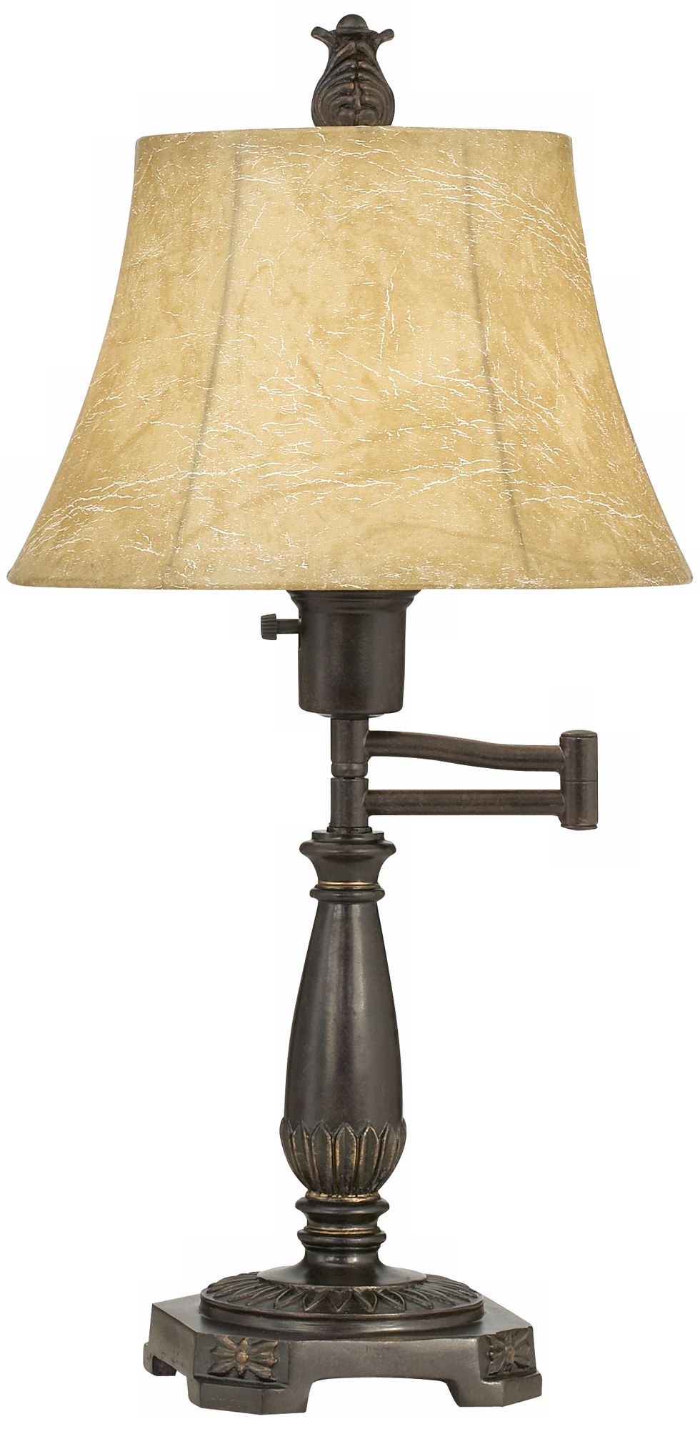 Image 2 Regency Hill Andrea 22 1/2" Bronze Adjustable Swing Arm Desk Lamp