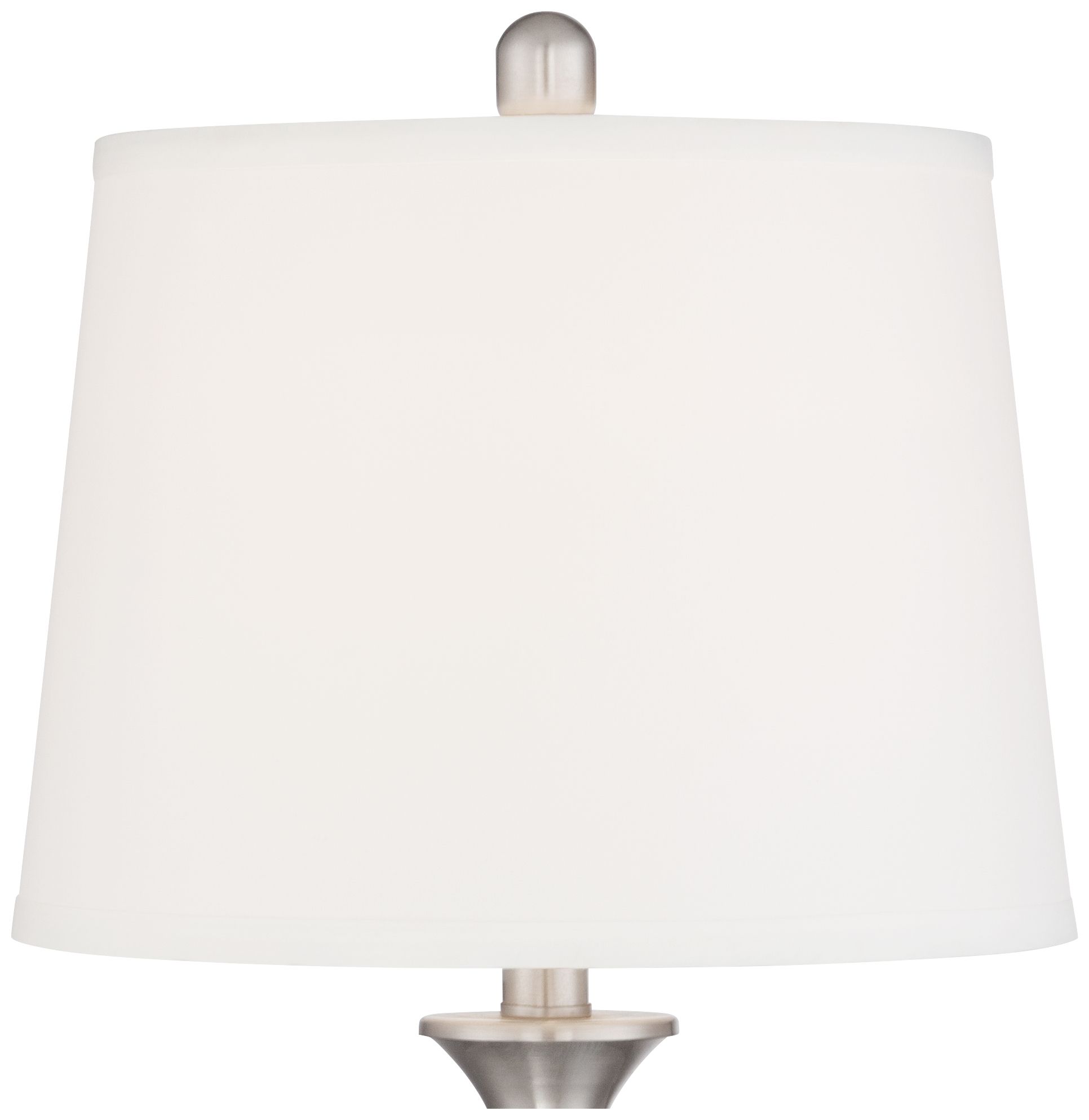 Image 3 Regency Hill Arden 26" Twist Glass Table Lamps with Round Risers more views