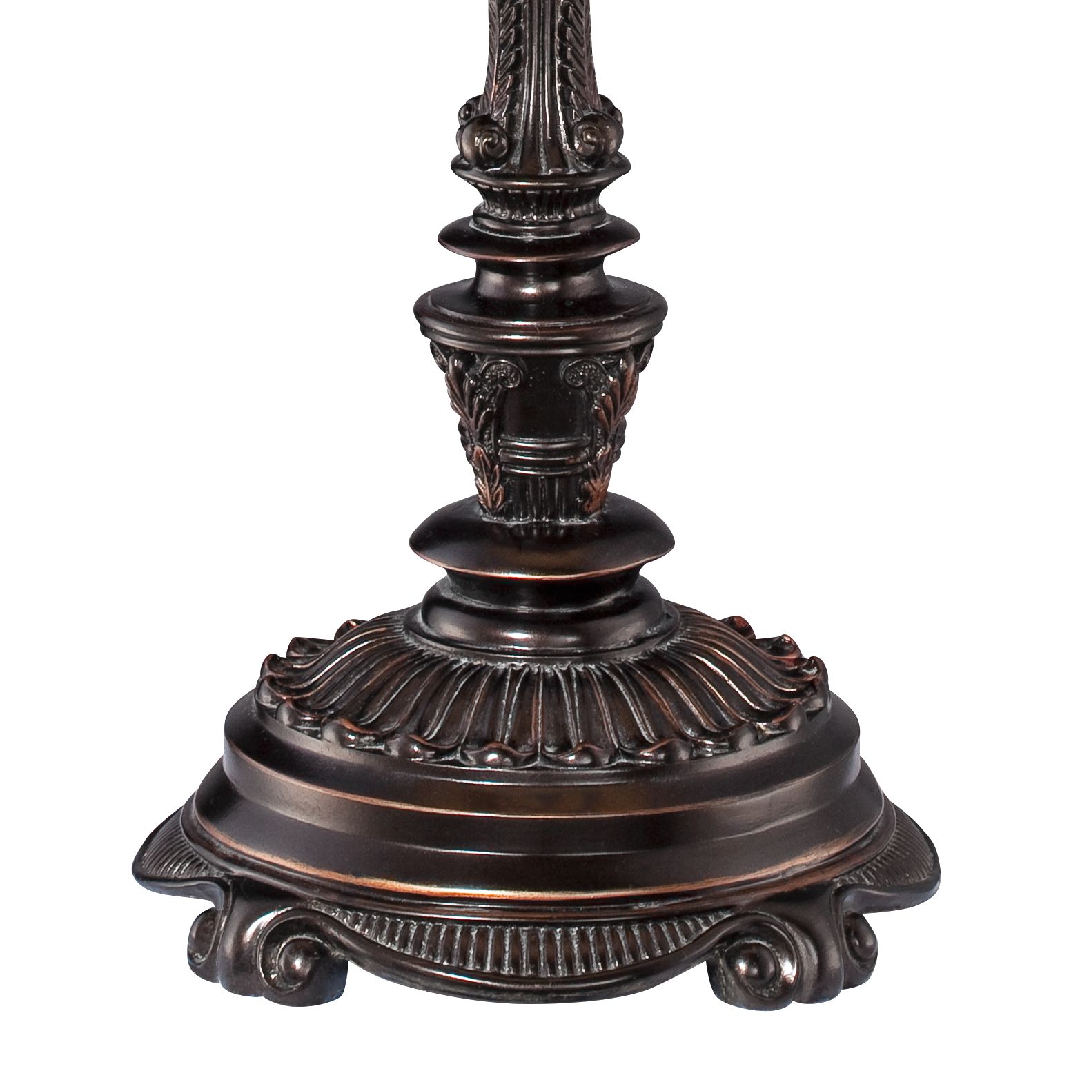 Image 6 Regency Hill Astor 34" High 4-Light Tortoise Shell Glass Table Lamp more views