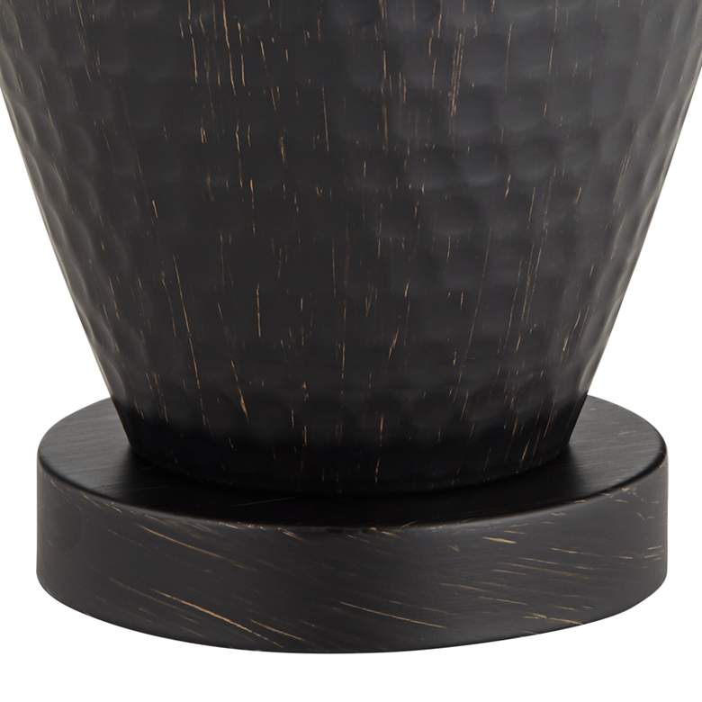 Image 6 Regency Hill Auburn 25" Hammered Bronze Table Lamp more views