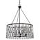Regency Hill Aurelia 26 3/4" Bronze and Clear Glass Drum Pendant Light