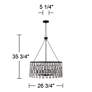 Watch A Video About the Regency Hill Aurelia Bronze and Clear Glass Pendant Light