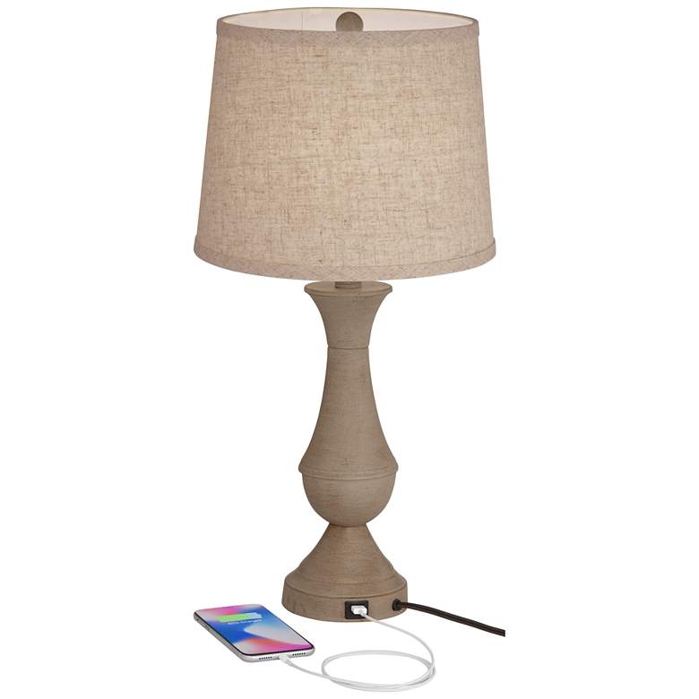 Image 3 Regency Hill Avery Traditional USB Touch Lamps with LED Bulbs Set of 2 more views