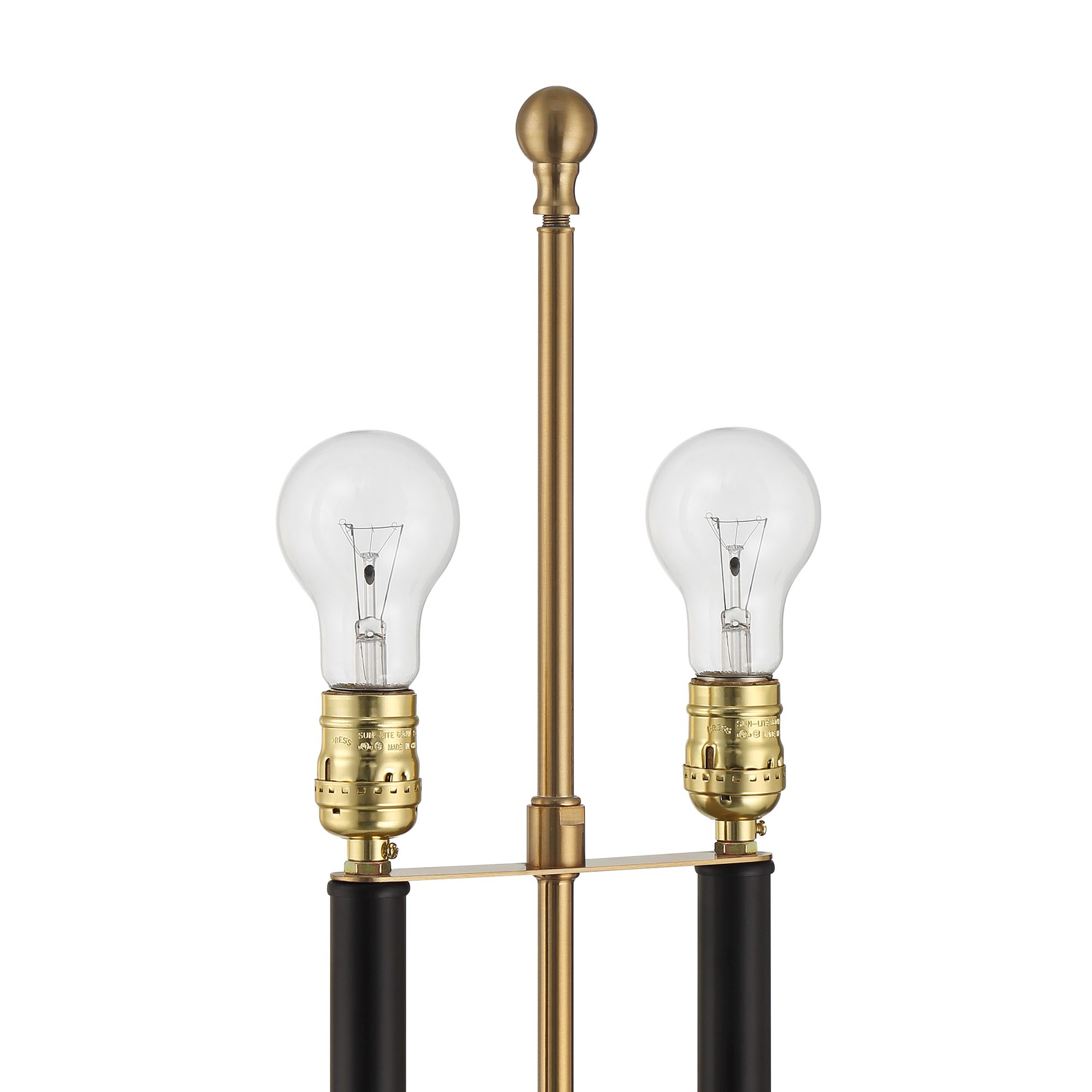 Image 4 Regency Hill Barclay 28" Traditional Black Gold Lamp Dual USB Ports more views