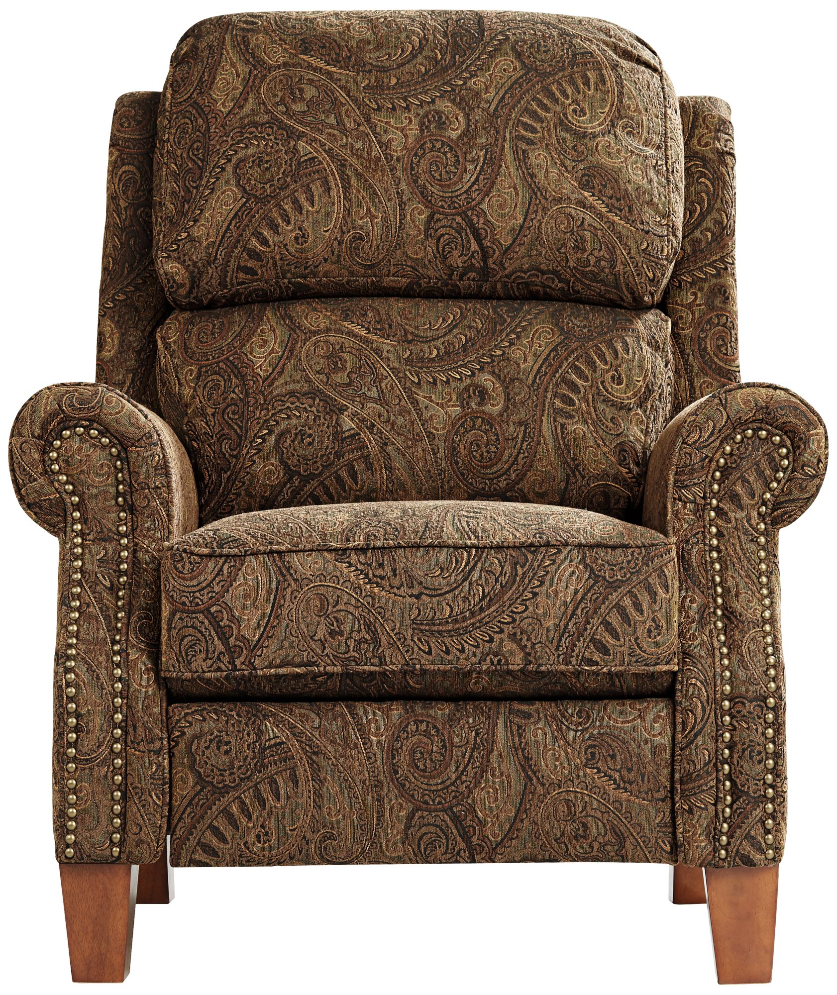 Regency Hill Beaumont 35" Wide Brown Paisley 3-Way Recliner