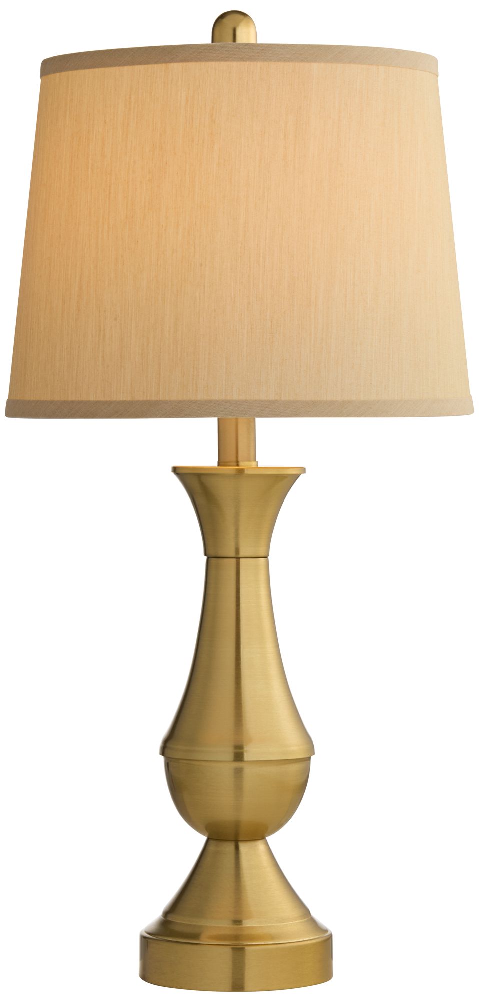 Regency Hill Becky 24 3/4" Antique Brass Metal Table Lamp Set of 2