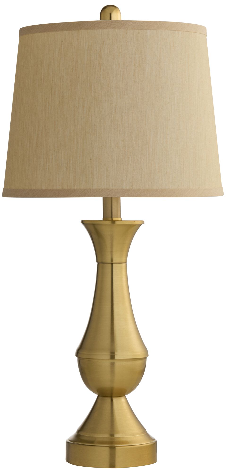 Regency Hill Becky 24 3/4" Antique Brass Metal Table Lamp Set of 2