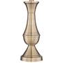 Regency Hill Becky 24 3/4" Antique Brass Table Lamps Set of 2