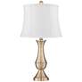 4_Regency Hill Becky 24 3/4" Antique Brass Table Lamps Set of 2 more views