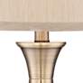 3_Regency Hill Becky 25 3/4" Traditional Brass Table Lamps with Risers more views