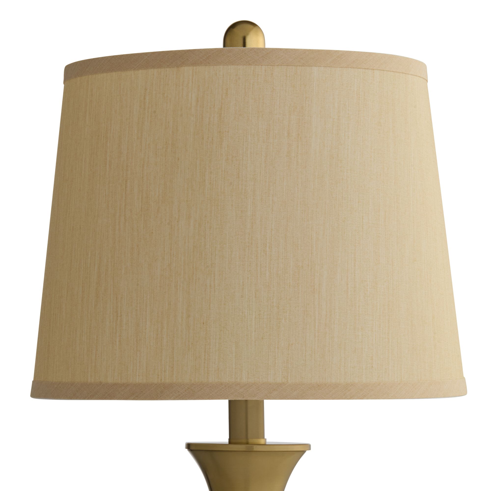 Image 5 Regency Hill Becky 25 3/4" Traditional Brass Table Lamps with Risers more views
