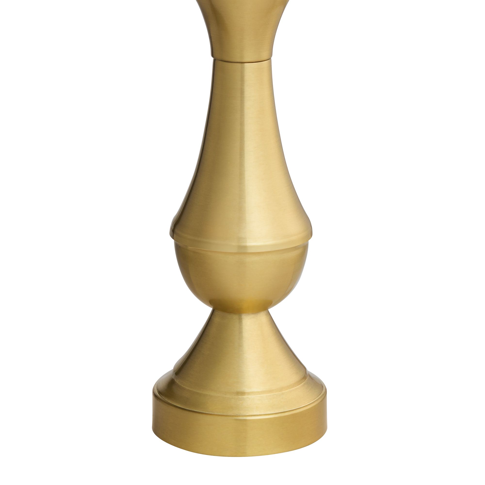 Regency Hill Becky 25 3/4" Traditional Brass Table Lamps with Risers