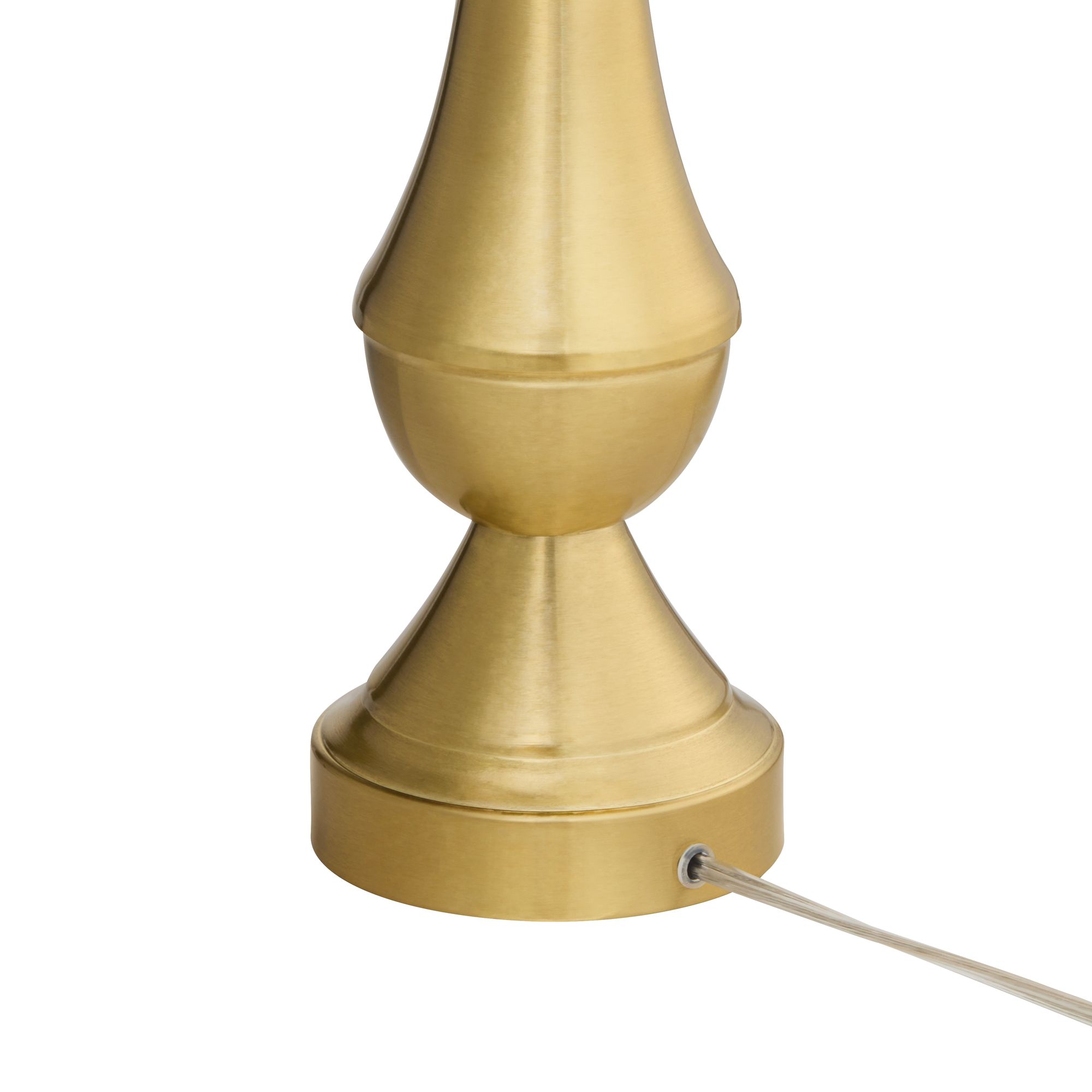 Regency Hill Becky 25 3/4" Traditional Brass Table Lamps with Risers