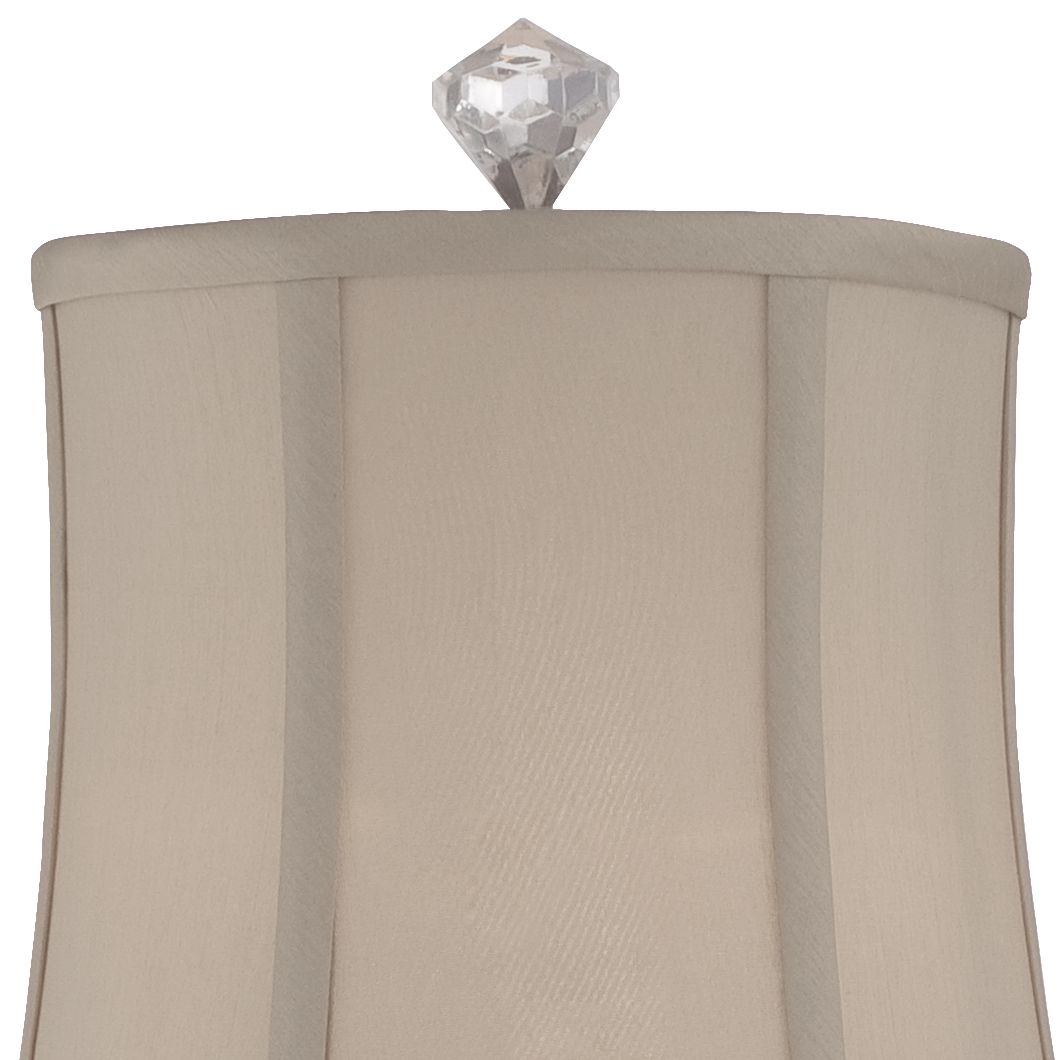 Image 4 Regency Hill Belardo 32" Traditional Crystal Buffet Table Lamp more views