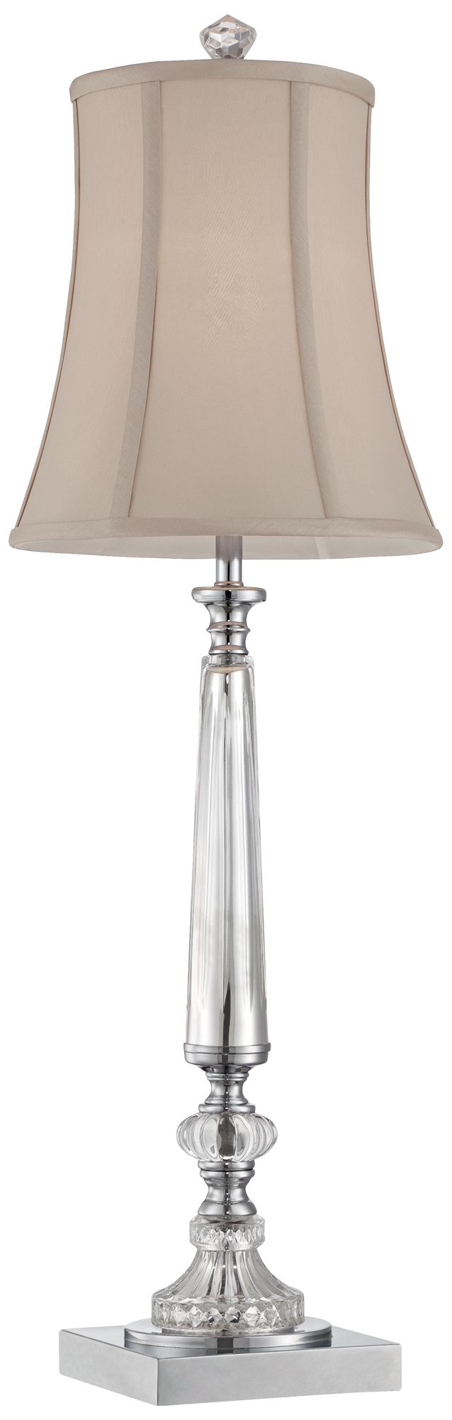 Image 7 Regency Hill Belardo 32" Traditional Crystal Buffet Table Lamp more views