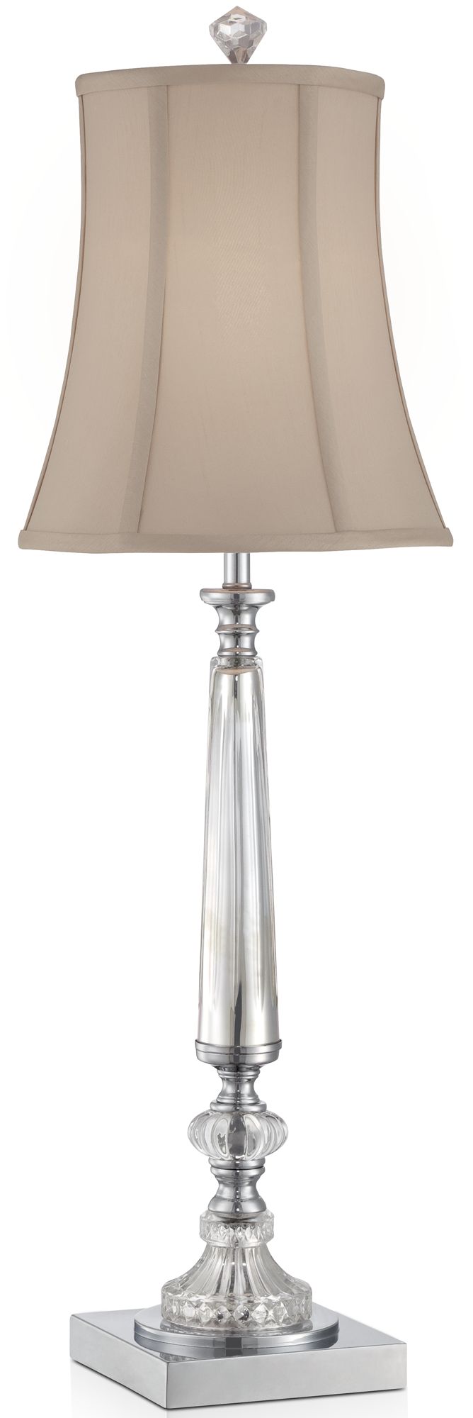 Regency Hill Belardo 32" Traditional Crystal Buffet Table Lamp in scene