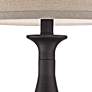 5_Regency Hill Ben 25" Dark Bronze Metal Lamps Set of 2 with Dimmers more views