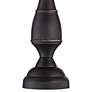 6_Regency Hill Ben 25" Dark Bronze Metal Lamps Set of 2 with Dimmers more views