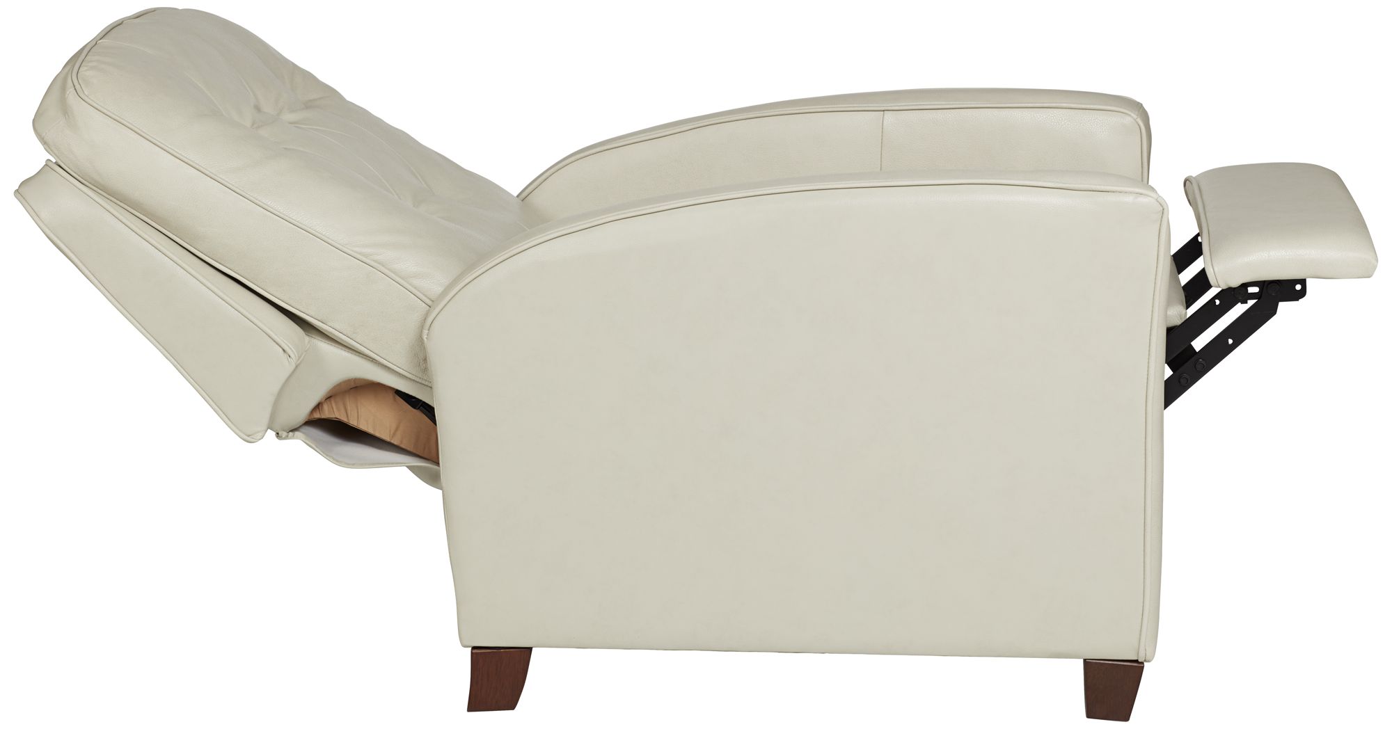 Image 7 Regency Hill Benecict 27 1/2" Wide Pearl Leather 3-Way Recliner Chair more views