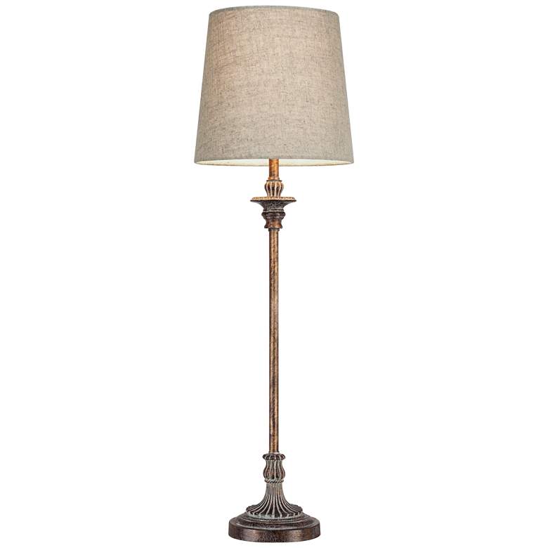 Image 3 Regency Hill Bentley 31 1/2" Weathered Bronze Buffet Lamps Set of 2 more views