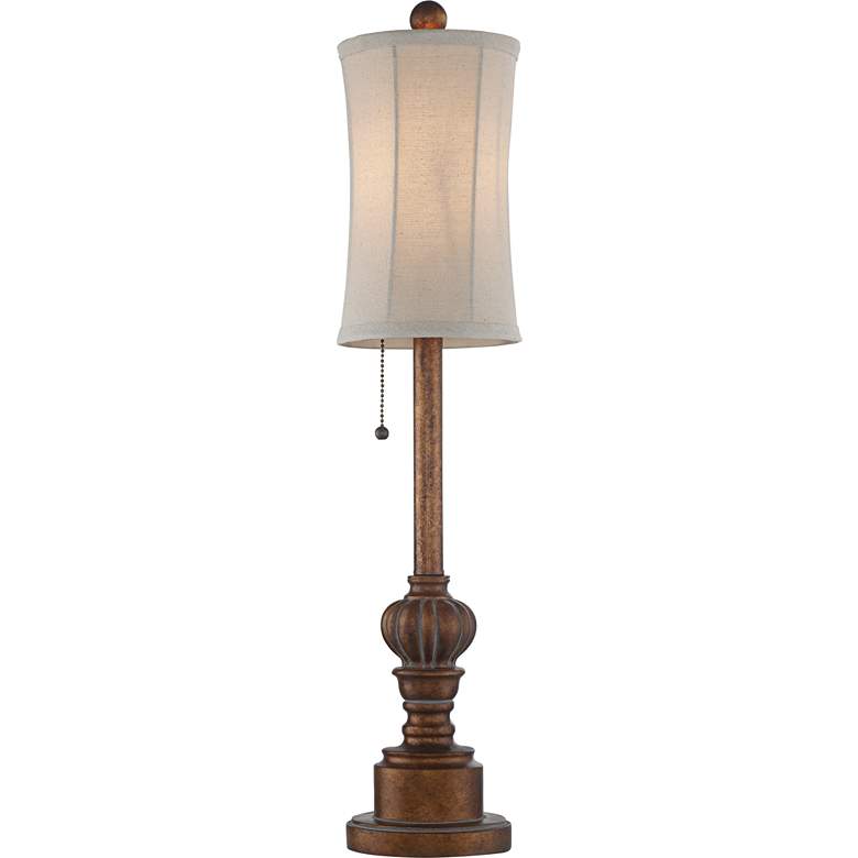 Image 6 Regency Hill Bertie 28" Bronze Finish Tall Buffet Table Lamps Set of 2 more views
