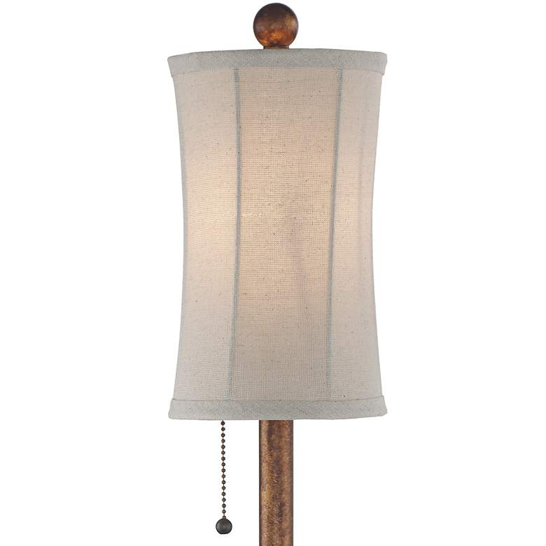 Image 3 Regency Hill Bertie 28" Tall Buffet Table Lamps with Round Risers more views