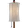 3_Regency Hill Bertie 28" Tall Buffet Table Lamps with Round Risers more views