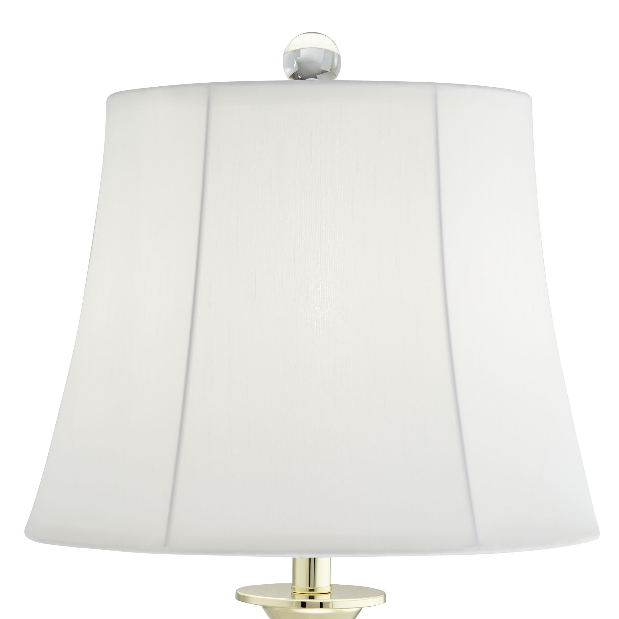 Image 5 Regency Hill Bixby 31"H Crystal Table Lamp with White Shade more views