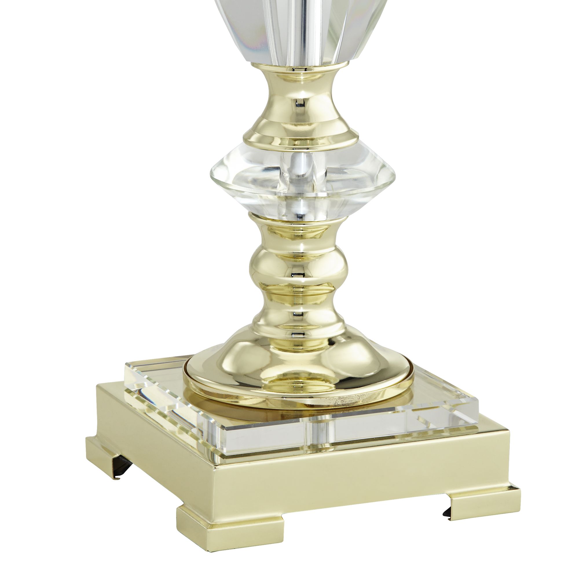 Image 7 Regency Hill Bixby 31"H Crystal Table Lamp with White Shade more views